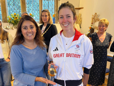 Nusrat Ghani MP and Emily Craig